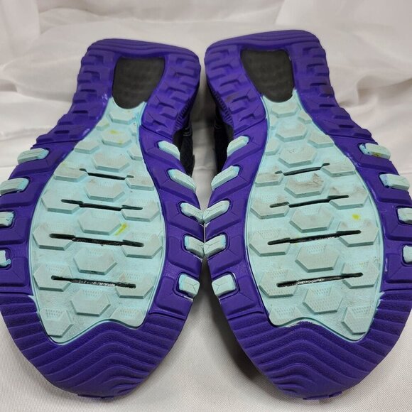 New Balance 410 Trail Running Shoes Womens 9.5 B Black With Purple/blue Accents - Picture 12 of 13